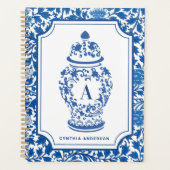 Chinoiserie Chic GingerJar | Monogramme | (Devant)