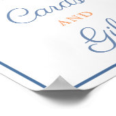 Chinoiserie Chic Kaarten Cadeaus Pompoen Baby Show Poster (Hoek)