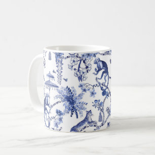 Chinoiserie Chic Oerwoud Toile Blauw-wit Koffiemok
