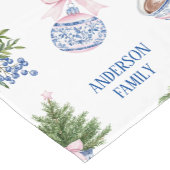Chinoiserie Christmas Table Runner Korte Tafelloper (Hoek)