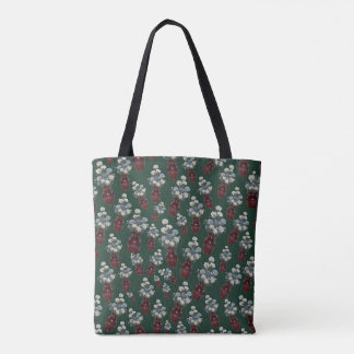 Chinoiserie Chrysanthemum Vazen Bosgroen Draagtas