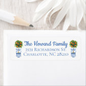 Chinoiserie Citrus Topiary Retouradres Etiket (Insitu)