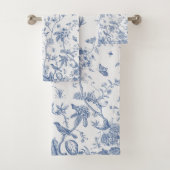 Chinoiserie classique bleue et blanche (En situation)