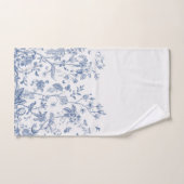 Chinoiserie classique bleue et blanche (Serviette à main)