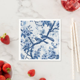 Chinoiserie Delight: Vogels tussen de bladeren ser Servet