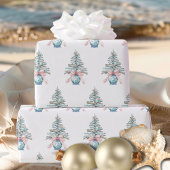 Chinoiserie Driftwood Kerstboom Cadeaupapier