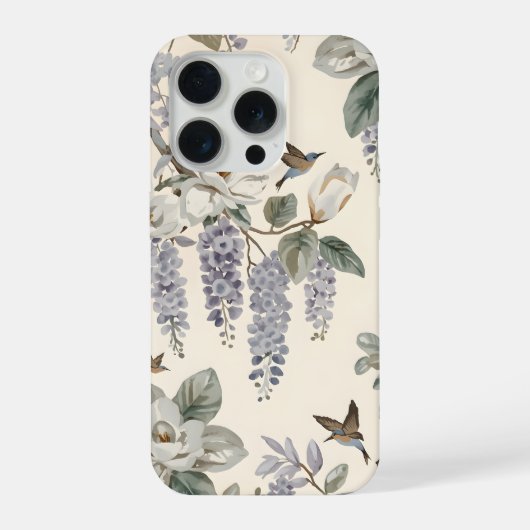 Chinoiserie Élégante Fleurs et Oiseaux (Verso)
