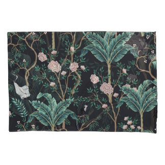 Chinoiserie Exotic Birds: Bananenboomwand Kussensloop