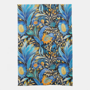 Chinoiserie Exotische Vogels Botanisch Patroon (3) Theedoek