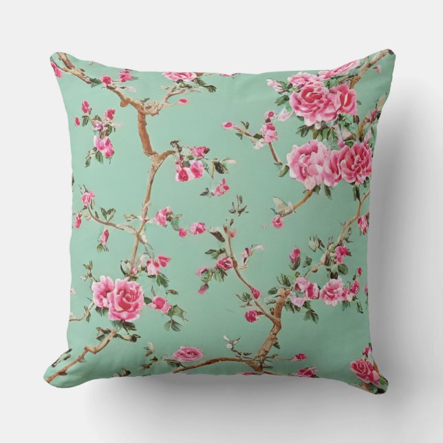 Chinoiserie Floral Coussin (Recto)