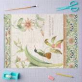 Chinoiserie Floral Hummingbird  ontkoppeling Tissuepapier (Craft)