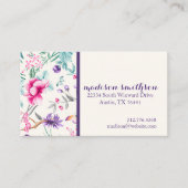 Chinoiserie Floral Pattern Visitekaartje (Voorkant)