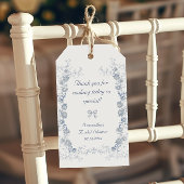 Chinoiserie Floral Something Blue Vrijgezellenfees Cadeaulabel