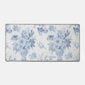 Chinoiserie Floral Vase Peony Bleu Blanc Bureau (Recto)