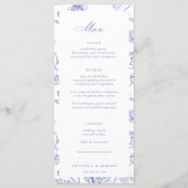 Chinoiserie Floral Wedding Menu (Voorkant)