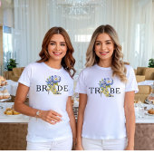 Chinoiserie florale moderne Haut talon Bridesmaid