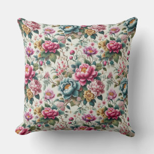 Chinoiserie Flower Kussen