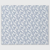 Chinoiserie Garden Blue Cadeaupapier (Vlak)