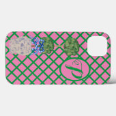 Chinoiserie Garden Topiary Ginger Jar Jars Case-Mate iPhone Case (Achterkant (horizontaal))