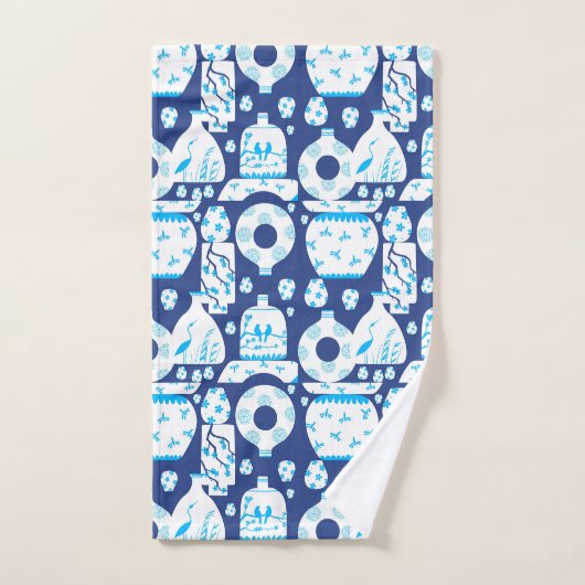 Chinoiserie Ginger Jar Jars Bad Handdoek (Handdoek)