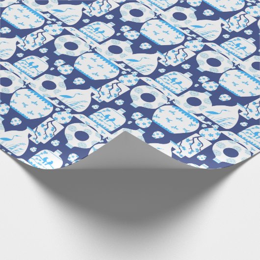 Chinoiserie Ginger Jar Jars Cadeaupapier (Hoek)