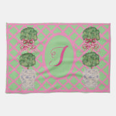 Chinoiserie Ginger Jar Jars Topiary Basket Theedoek (Horizontaal)