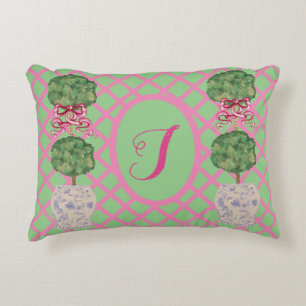 Chinoiserie Ginger Jar Jars Topiary Basket Throw P Accent Kussen