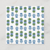 Chinoiserie Ginger Jar Jars Topiary Visitekaartje (Achterkant)