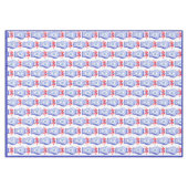 Chinoiserie Ginger Jar Monogram | Rode strik Tafelkleed (Voorkant (Horizontaal))