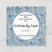 Chinoiserie Ginger Jar Toile Square Visitekaartje (Voorkant)