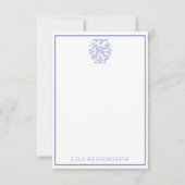 Chinoiserie Ginger Jar Vase Personalized NoteCards Bedankkaart (Voorkant)
