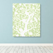 Chinoiserie Grande toile verte (Insitu (Plancher de Bois))