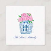 Chinoiserie Grandmillennierie Peony Cartes (Devant)