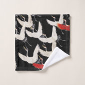Chinoiserie Grue volante Zen Minimaliste Kimono Ar (Gant de toilette)
