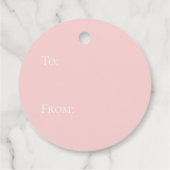 Chinoiserie Heart Topiary Valentijns Bedankjes Labels (Achterkant)