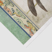 Chinoiserie Hummingbird Floral Decoupage Tissuepapier (Detail)