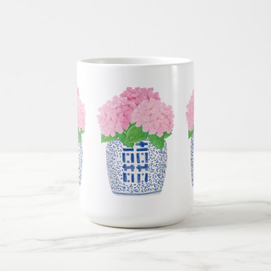 Chinoiserie Hydrangea Mug (Centre)