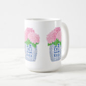 Chinoiserie Hydrangea Mug (Devant droit)