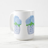 Chinoiserie Hydrangea Mug (Devant gauche)