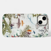 Chinoiserie iPhone Case Aziatische telefoonhoes (Achterkant (horizontaal))