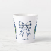 Chinoiserie Kerst Ginger Pot met Strik Latte Mok (Voorkant)
