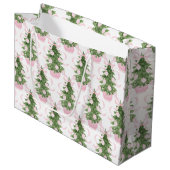 Chinoiserie Kerstboom Groot Cadeauzakje (Voorkant Gekanteld)