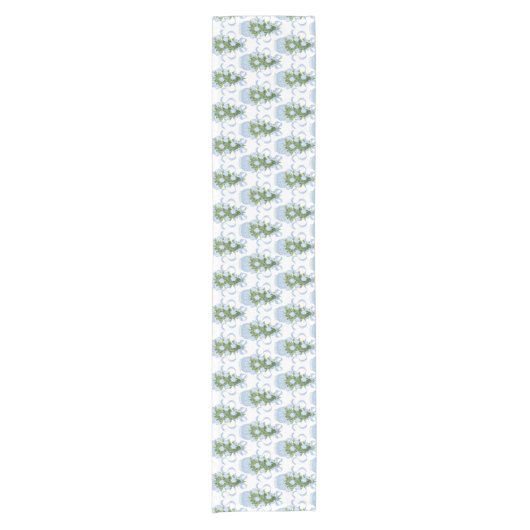 Chinoiserie Kerstboom Korte Tafelloper (Voorkant)