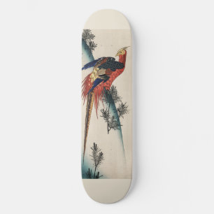 Chinoiserie Kleurrijke Fazant Vogel & Pijnboom Kun Skateboard
