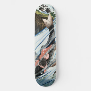 Chinoiserie Koi Karper Waterval Japanse Kunst Skateboard