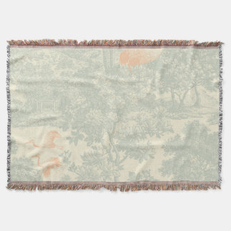 Chinoiserie Kraanvogel Toile Botanische Aziatische Deken