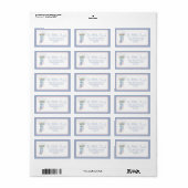 Chinoiserie Kustkous Retour Adres Label (Full Sheet)