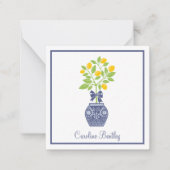 Chinoiserie Lemon Tree Cartes Cadeaux (Devant)