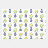 Chinoiserie Lemon Tree Gift Wrapping Sheets Inpakpapier Vel (Voorkant 3)