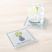 Chinoiserie Lemon Tree Glass Onderzetters (Schuin)